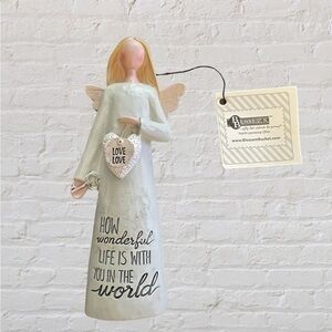 2018 Blossom Bucket Angel Figurine